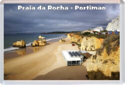 Praia da Rocha - Portimao - Algarve - Portugal - Jumbo Fridge Magnet Souvenir Gift Present NO4