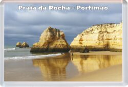 Praia da Rocha - Portimao - Algarve - Portugal - Jumbo Fridge Magnet Souvenir Gift Present NO2