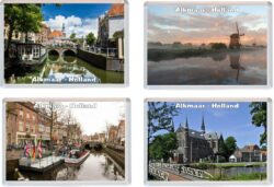 Alkmaar- Holland - 4 PACK - Jumbo Fridge Magnet Souvenir Gift Present