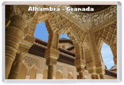 Alhambra - Granada - Spain - Jumbo Fridge Magnet Souvenir Gift Present 19S1