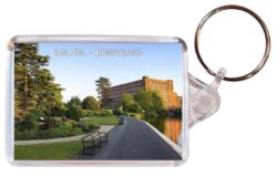 Belper - Derbyshire - Double Sided Large Keyring Key Fob Chain Ring Gift Present Souvenir E1