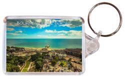 Bournemouth - Dorset - Double Sided Large Keyring Key Fob Chain Ring Gift Present Souvenir E3