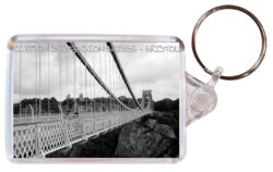 Clifton Suspension Bridge - Bristol - Double Sided Large Keyring Key Fob Chain Ring Gift Present Souvenir E1