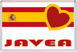 Javea - Love Spain/Spanish Towns & Cities Flag - Jumbo Fridge Magnet Souvenir Gift Present