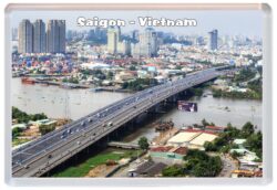 Saigon - Vietnam - Jumbo Fridge Magnet Souvenir Gift Present 19AT2