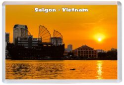 Saigon - Vietnam - Jumbo Fridge Magnet Souvenir Gift Present 19AT3