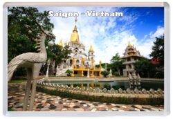 Saigon - Vietnam - Jumbo Fridge Magnet Souvenir Gift Present 19AT4