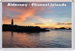 Alderney - Channel Islands - Jumbo Fridge Magnet Souvenir Gift Present 19S1