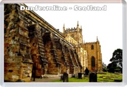 Dunfermline - Scotland - Jumbo Fridge Magnet Souvenir Gift Present 19S1