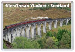 Glenfinnan Viaduct - Scotland - Jumbo Fridge Magnet Souvenir Gift Present 19S1