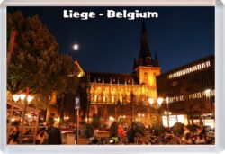 Liege - Belgium - Jumbo Fridge Magnet Souvenir Gift Present 19B2