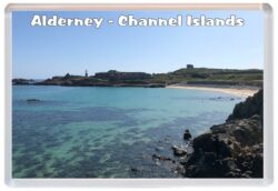 Alderney - Channel Islands - Jumbo Fridge Magnet Souvenir Gift Present 19S2