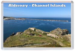 Alderney - Channel Islands - Jumbo Fridge Magnet Souvenir Gift Present 19S3