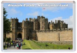 Alnwick Castle - Northumberland - Jumbo Fridge Magnet Souvenir Gift Present 19S1