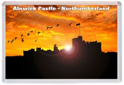 Alnwick Castle - Northumberland - Jumbo Fridge Magnet Souvenir Gift Present 19S2