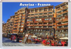 Avoriaz - France - Jumbo Fridge Magnet Souvenir Gift Present 19S1