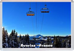 Avoriaz - France - Jumbo Fridge Magnet Souvenir Gift Present 19S2
