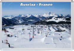 Avoriaz - France - Jumbo Fridge Magnet Souvenir Gift Present 19S3