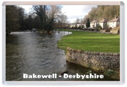 Bakewell - Derbyshire - Jumbo Fridge Magnet Souvenir Gift Present 19S1