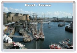 Brest - France - Jumbo Fridge Magnet Souvenir Gift Present 19S2