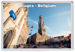Bruges - Belgium - Jumbo Fridge Magnet Souvenir Gift Present 19B1