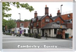Camberley - Surrey - Jumbo Fridge Magnet Souvenir Gift Present 19S2