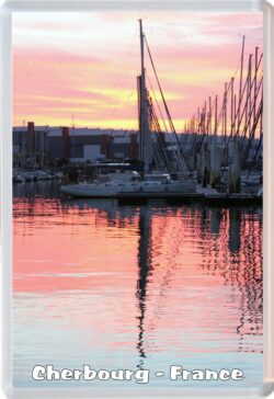 Cherbourg - France - Jumbo Fridge Magnet Souvenir Gift Present 19S4