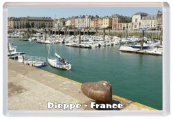 Dieppe - France - Jumbo Fridge Magnet Souvenir Gift Present 19S2