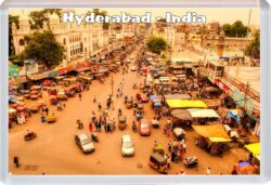 Hyderabad - India - Jumbo Fridge Magnet Souvenir Gift Present 19I1
