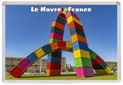 Le Havre - France - Jumbo Fridge Magnet Souvenir Gift Present 19S4