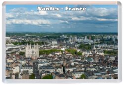 Nantes - France - Jumbo Fridge Magnet Souvenir Gift Present 19S3