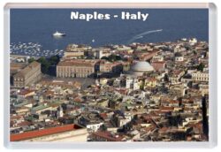 Naples - Italy - Jumbo Fridge Magnet Souvenir Gift Present 19IT7