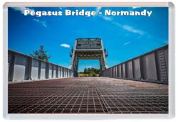 Pegasus Bridge - Normandy - France - Jumbo Fridge Magnet Souvenir Gift Present 19S1