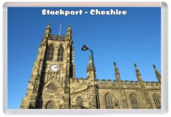 Stockport - Cheshire - Jumbo Fridge Magnet Souvenir Gift Present 19S1
