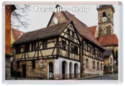 Treviglio - Italy - Jumbo Fridge Magnet Souvenir Gift Present 19IT2