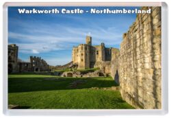 Warkworth Castle - Northumberland - Jumbo Fridge Magnet Souvenir Gift Present 19S2