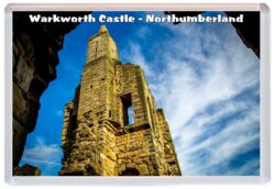 Warkworth Castle - Northumberland - Jumbo Fridge Magnet Souvenir Gift Present 19S3