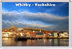 Whitby - Yorkshire - Jumbo Fridge Magnet Souvenir Gift Present 19S6