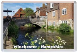 Winchester - Hampshire - Jumbo Fridge Magnet Souvenir Gift Present 19S6