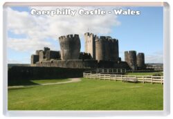 Caerphilly Castle - Wales - Jumbo Fridge Magnet Souvenir Gift Present 19W1