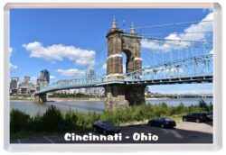 Cincinnati - Ohio - USA - Jumbo Fridge Magnet Souvenir Gift Present 19U2