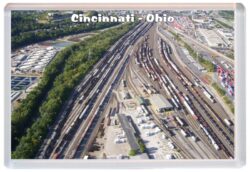Cincinnati - Ohio - USA - Jumbo Fridge Magnet Souvenir Gift Present 19U4