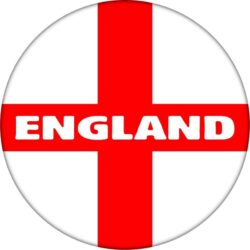 England / St George's Flag - 59mm Badge/Badges