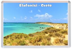 Elafonisi Beach - Crete - Greece - Jumbo Fridge Magnet Souvenir Gift Present 19G1