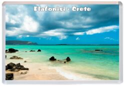 Elafonisi Beach - Crete - Greece - Jumbo Fridge Magnet Souvenir Gift Present 19G3