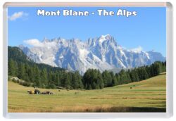 Mont Blanc - The Alps - Jumbo Fridge Magnet Souvenir Gift Present 19M3