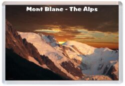 Mont Blanc - The Alps - Jumbo Fridge Magnet Souvenir Gift Present 19M4
