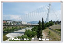 Podgorica - Montenegro - Jumbo Fridge Magnet Souvenir Gift Present 19M1