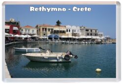 Rethymno - Crete - Greece - Jumbo Fridge Magnet Souvenir Gift Present 191G