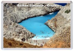 Seitan Limania - Crete - Greece - Jumbo Fridge Magnet Souvenir Gift Present 191G1